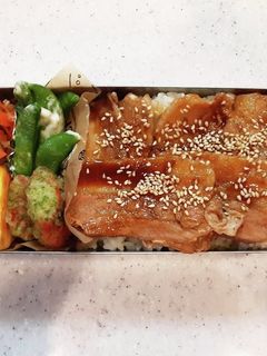 高校生弁当覚え書き26豚カルビ弁当-レシピのメイン写真