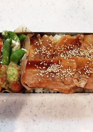 高校生弁当覚え書き26豚カルビ弁当-レシピのメイン写真
