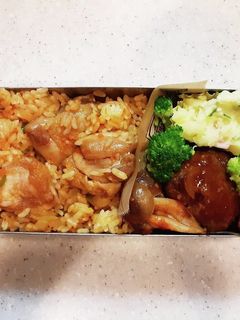 高校生弁当覚え書き28カレーピラフ弁当-レシピのメイン写真