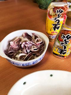 茹でイカの生姜醤油-レシピのメイン写真