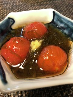 もずくトマト-レシピのメイン写真