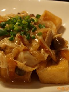 揚げ出し高野のキノコ餡かけ-レシピのメイン写真