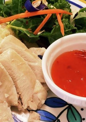 【猫でもできる】炊飯器で簡単海南鶏飯-レシピのメイン写真