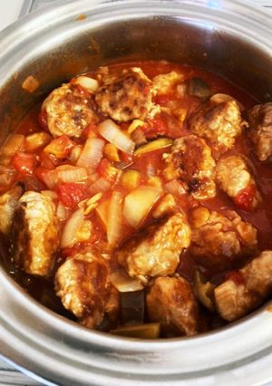 なめこ活用★肉団子トマト煮-レシピのメイン写真