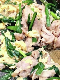 豚肉のニラ卵中華炒め-レシピのメイン写真