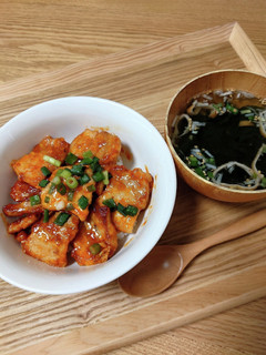 豚カルビの辛みそ丼-レシピのメイン写真