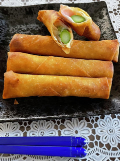 お弁当に☆アスパラチーズ春巻き-レシピのメイン写真