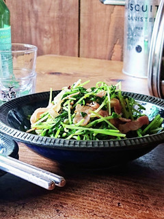 おうち居酒屋★豆苗とベーコンでおつまみ-レシピのメイン写真