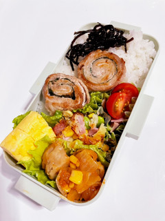 豚肉紫蘇巻き弁当-レシピのメイン写真