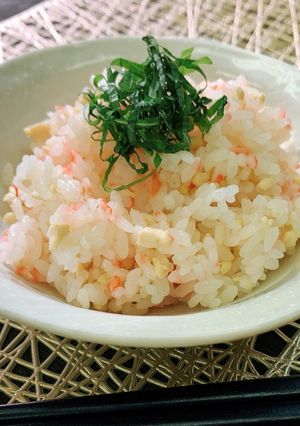 豆腐そぼろと紅しょうがの混ぜご飯-レシピのメイン写真
