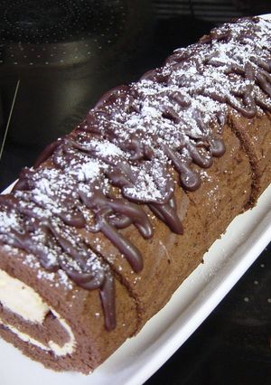 バレンタインにティラミスロールケーキ④-レシピのメイン写真