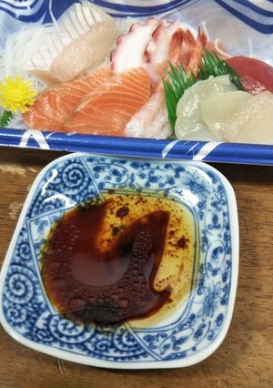 お刺身はゴマ油醤油で-レシピのメイン写真