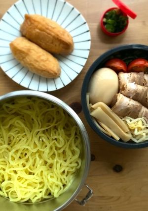 男子ウケ抜群！夏の冷やしラーメン弁当-レシピのメイン写真