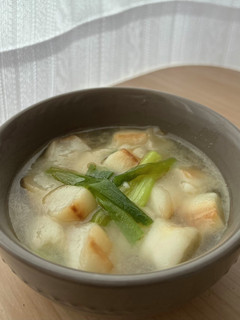 ネギと麩のスープ-レシピのメイン写真