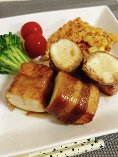 厚揚げの肉巻き-レシピのメイン写真