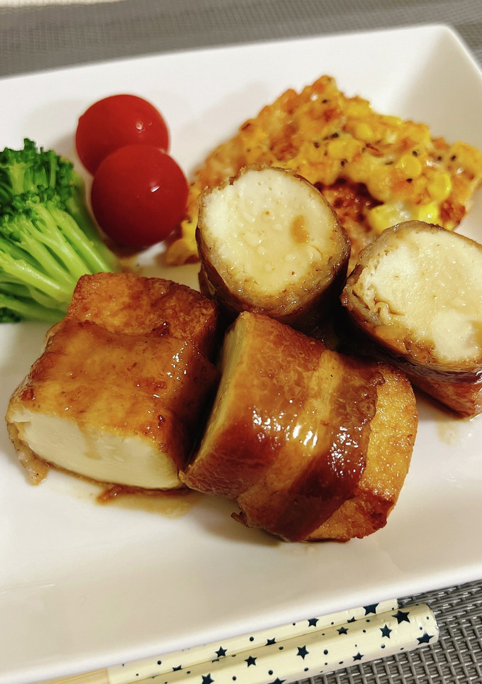 厚揚げの肉巻き-レシピのメイン写真