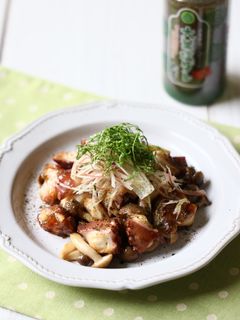 タコの大葉ガリバタ炒め-レシピのメイン写真