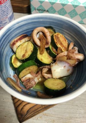 イカとズッキーニのガリマヨ焼き-レシピのメイン写真