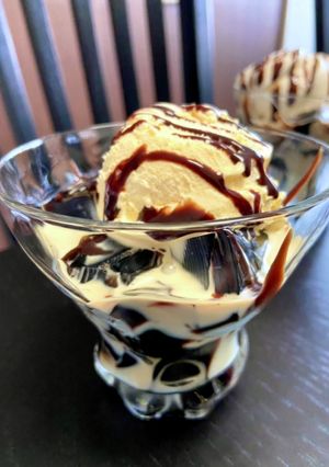 おうちカフェ♡コーヒーゼリーパフェ-レシピのメイン写真