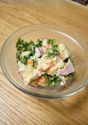 ケール入り♪野菜たっぷりポテトサラダ-レシピのメイン写真