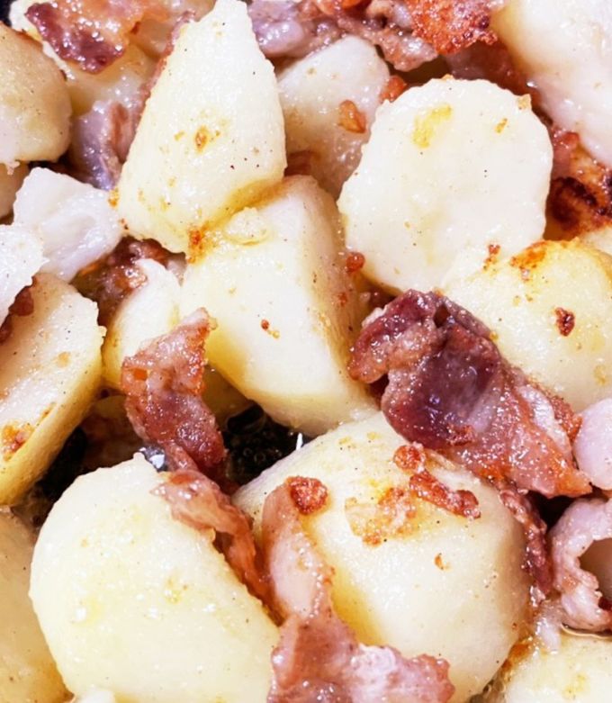 ジャーマンポテト 豚バラブロックでジャーマンポテト♪ レシピ・作り方 by 京