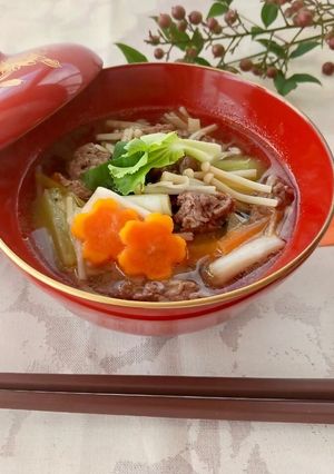 牛肉の中華風スープ-レシピのメイン写真