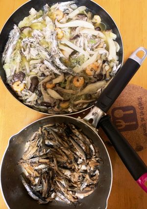 イワシのアヒージョ・イワシの甘辛煮-レシピのメイン写真
