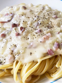 簡単クリームパスタ-レシピのメイン写真