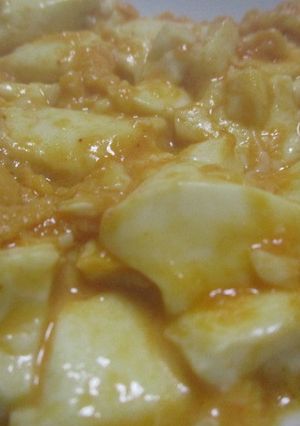 フライパンで３分☆豆腐のコチュジャン炒め-レシピのメイン写真
