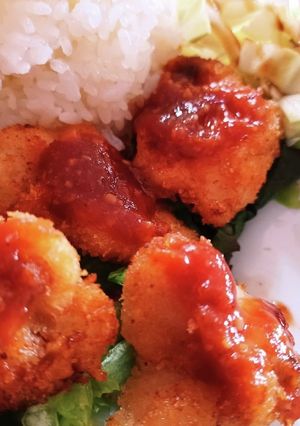 給食のチキンみそカツ(チキンカツ)-レシピのメイン写真