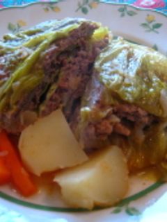 キャベツとひき肉のだんだんスープ煮-レシピのメイン写真