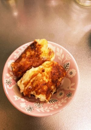 バナナと絹豆腐の米粉パンケーキ-レシピのメイン写真