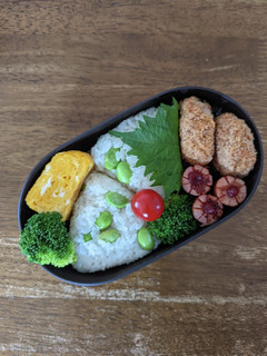 JK☆枝豆おにぎり弁当♪-レシピのメイン写真