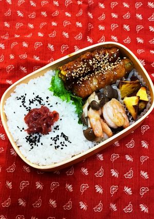 2022.6.4海老のカルダモン焼き弁当-レシピのメイン写真