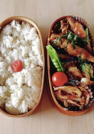 ★真夏のお弁当★大葉とえのき肉巻き-レシピのメイン写真
