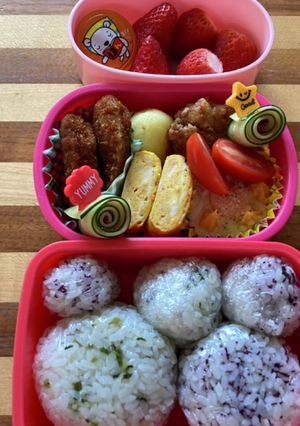 小学生女子運動会お弁当2022.6.4-レシピのメイン写真