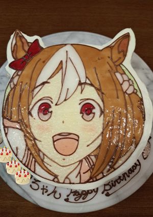 ウマ娘 スペシャルウィーク キャラケーキ-レシピのメイン写真