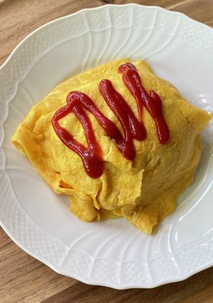 チキンラーメンで簡単オムライス-レシピのメイン写真