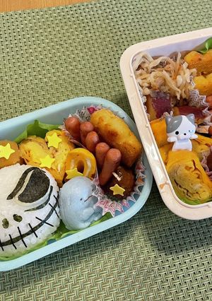 子供 ハロウィンジャックキャラ弁-レシピのメイン写真
