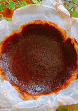 バニラアイスで簡単♡バスクチーズケーキ♪-レシピのメイン写真