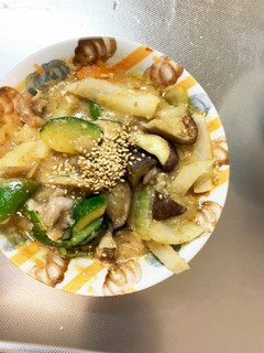簡単ジャージャー麺味豚こま大根青椒肉絲風-レシピのメイン写真
