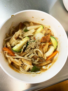レンジ肉卵無チクワソース炒飯味野菜炒め-レシピのメイン写真