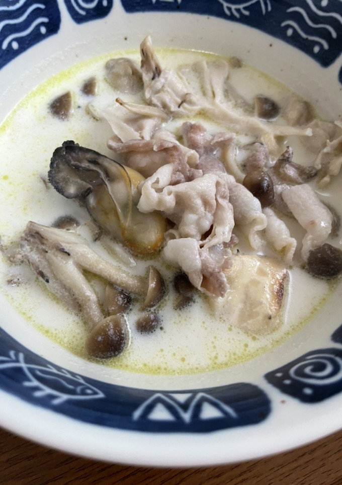 きのこと豚肉のミルク煮-レシピのメイン写真