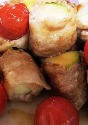 ズッキーニの豚肉巻きまき-レシピのメイン写真