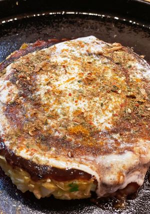 スパイスで作るオートミールお好み焼き-レシピのメイン写真