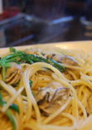牡蠣とルッコラのパスタ-レシピのメイン写真
