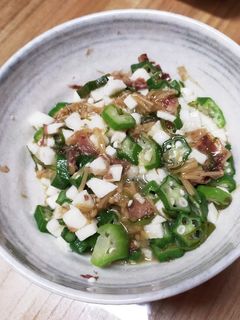 簡単!おくらと長芋のネバネバ和え-レシピのメイン写真