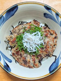 薬味入りアジのたたきでサンガ焼き丼-レシピのメイン写真