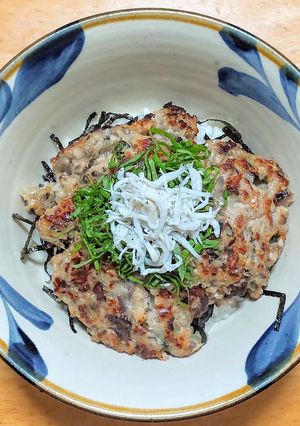 薬味入りアジのたたきでサンガ焼き丼-レシピのメイン写真