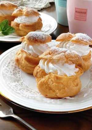 米粉で作るシュークリーム。-レシピのメイン写真